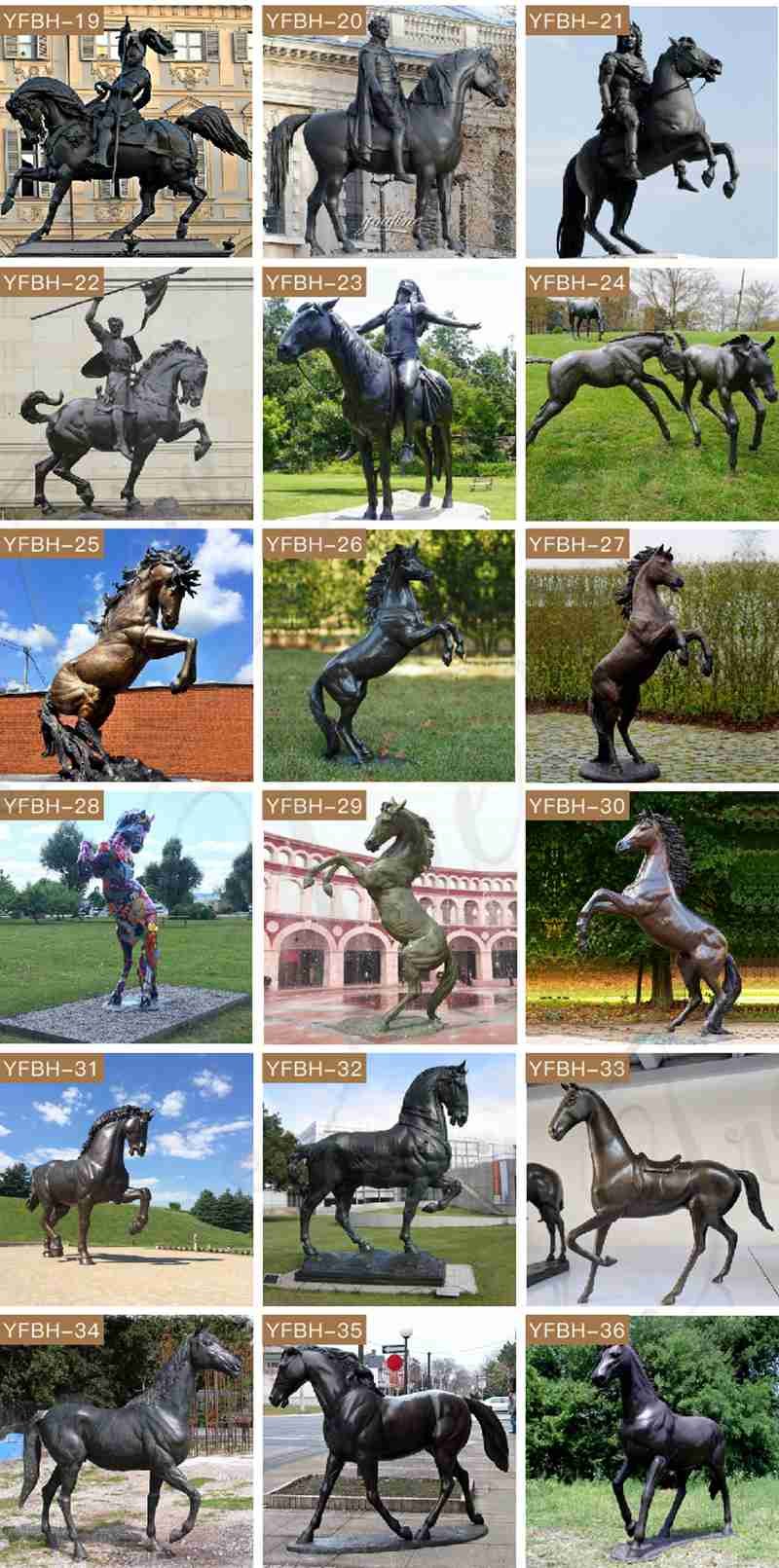 bronze horse statue for sale- Trevi Sculpture