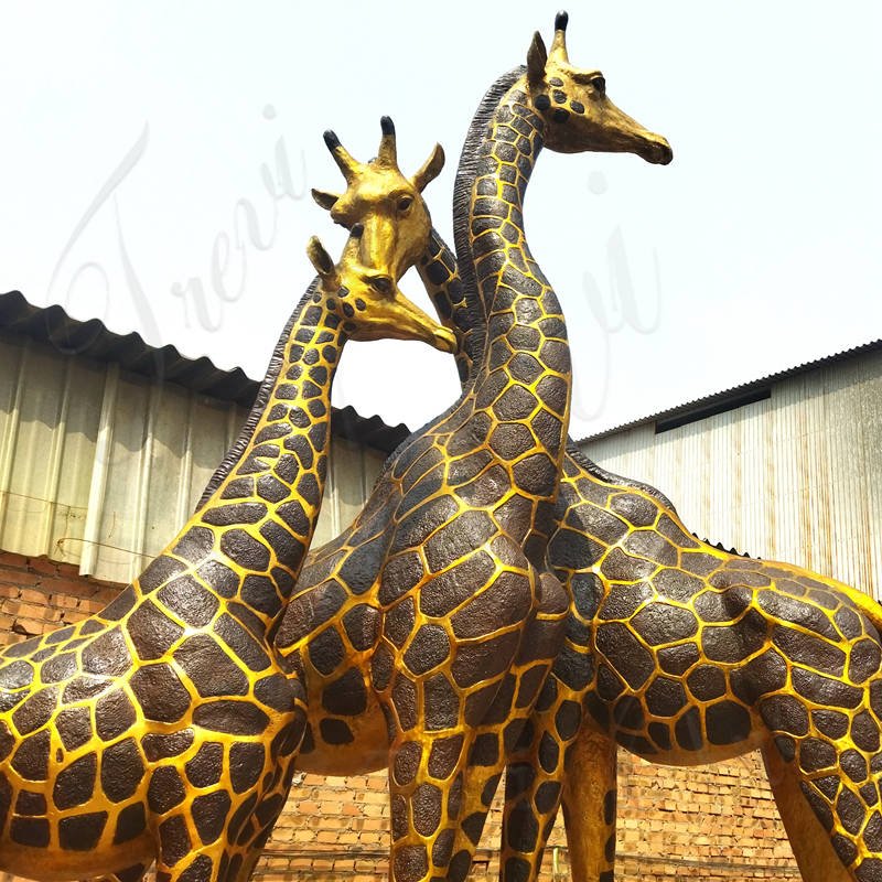 Bronze Giraffe SculpturBronze Giraffe Sculpture -Trevi Sculpturee -Trevi Sculpture
