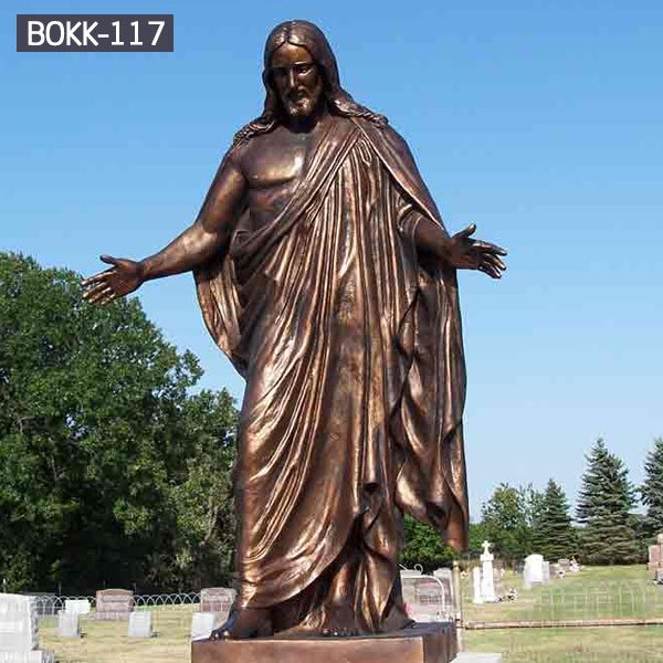 Bronze life size jesus catholic religious garden statues for sale