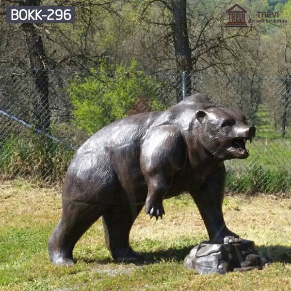 Life Size Bronze Bear Statue Garden Decoration Supplier BOKK-296