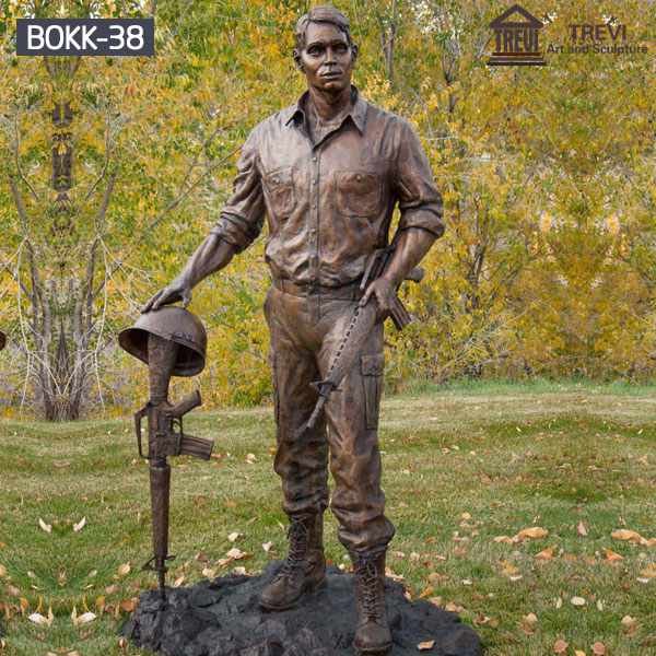 Vietnam War Bronze Soldier Statue Monument for Sale BOKK-38